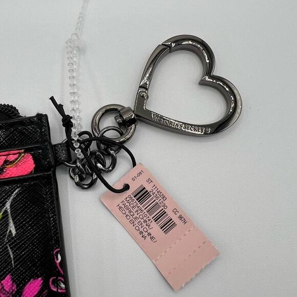 Victoria’s Secret BUNDLE OF 3 1 Wristlet plus 2 Key Chain Cardholders All NWT - Picture 4 of 13
